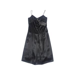 Rag & Bone Evelyn Silk Little Black Dress Knee Length Womens 0 LBD Going Out